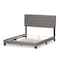 Baxton Studio Cassandra Modern Light Grey Upholstered Full Size Bed 136-7457 - alternate 8